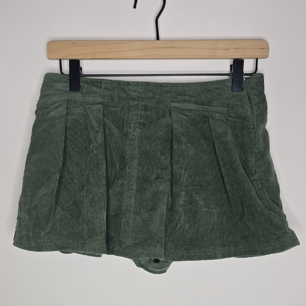 Forever 21 Olive Green Corduroy Skort